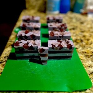 “Purple Prince” - Artisan Purple and Brown Layered Soap